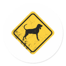 Black & Tan Coonhound Sticker