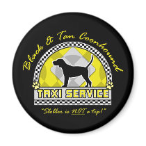Black & Tan Coonhound Taxi Service