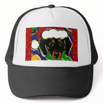 Black & Tan Dachshund Trucker Hat