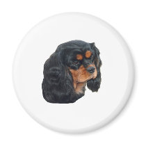 Black & Tan Fridge Magnet