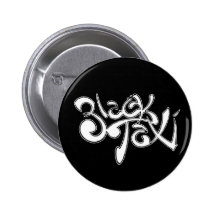BLACK TAXI Button--Black