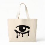 Black Tears Jumbo Tote Bag