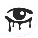 Black Tears Sticker