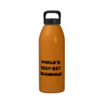 Black Text World's Best-est Grandma Water Bottle