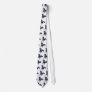 Black Thoroughbred Horse Tie