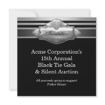 Black Tie Corporate Party Fund Raising Event invitations