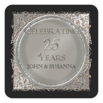 Black Tie Elegance, Silver Wedding Anniversary
