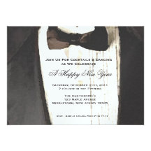 Black Tie Formal Occassion Invitation