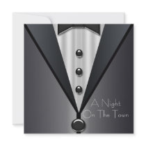 Black Tie Formal Prom Invitations