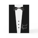 Black Tie Groomsman Cards