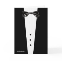 Black Tie Invitation, Best Man Cards