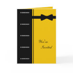 Black Tie Invitation (Gold)