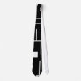 black tie with white abstract