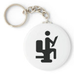 black toilet shit icon keychains