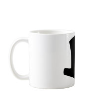 black top hat circus magician mug