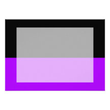 black top purple bottom DIY custom background Invitation