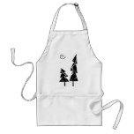 black trees apron
