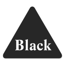 Black triangle Sticker