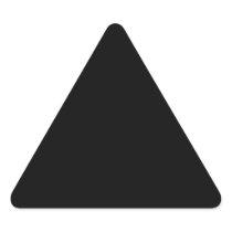 Black Triangle Sticker