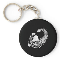 Black Tribal Scorpion Key Chains