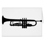 black trumpet icon cards