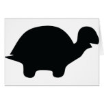 black turtle icon card