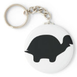 black turtle icon key chain