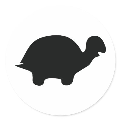 black turtle icon sticker by Tomaniac