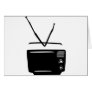 black tv television icon cards