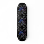 Black unicorn over Tattoo Skateboard