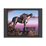 Black Unicorn Post Cards