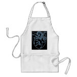 black unicorn shield apron