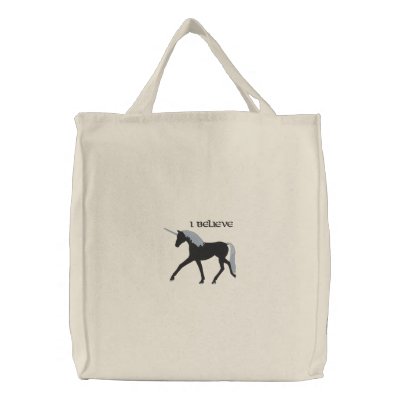 Black Unicorn with Purple Customisable Design Bag by mrssocolov4