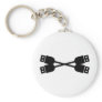 black usb icon keychains