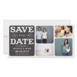 BLACK VINTAGE COLLAGE | SAVE THE DATE ANNOUNCEMENT