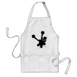 black voodoo doll needles torture aprons