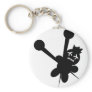 black voodoo doll needles torture keychains