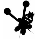 black voodoo doll needles torture t-shirts