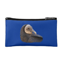 Black Vulture Cosmetic Bag