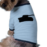 black war tank icon dog tee