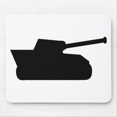 black war tank icon mousepads by Tomaniac