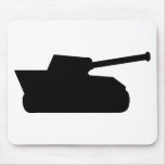 black war tank icon mousepads