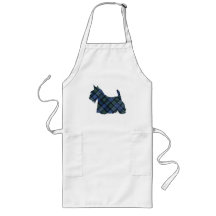 Black Watch Tartan Scottish Terrier Aprons