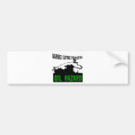Black Waves Bumper Sticker
