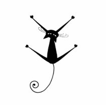 Black Whimsy Kitty 10