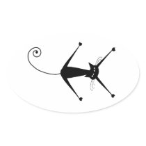 Black Whimsy Kitty 10