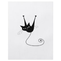 Black Whimsy Kitty 1
