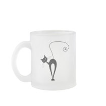 Black Whimsy Kitty 3 Mugs