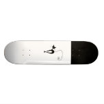 Black Whimsy Kitty 3 Skateboard Deck