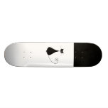 Black Whimsy Kitty 4 Skateboard